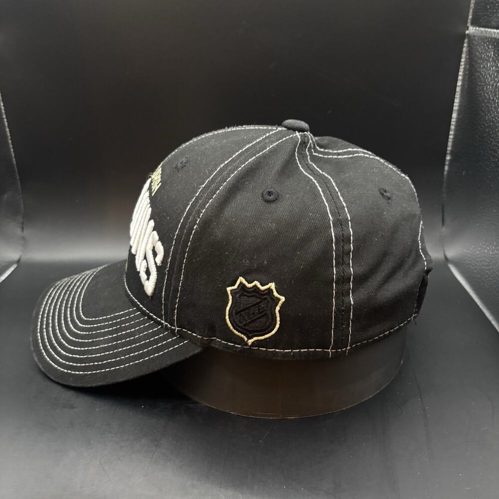 NHL Pittsburgh Penguins Reebok Adult Structured Cap Hat NHL One Size Black - Picture 2 of 6